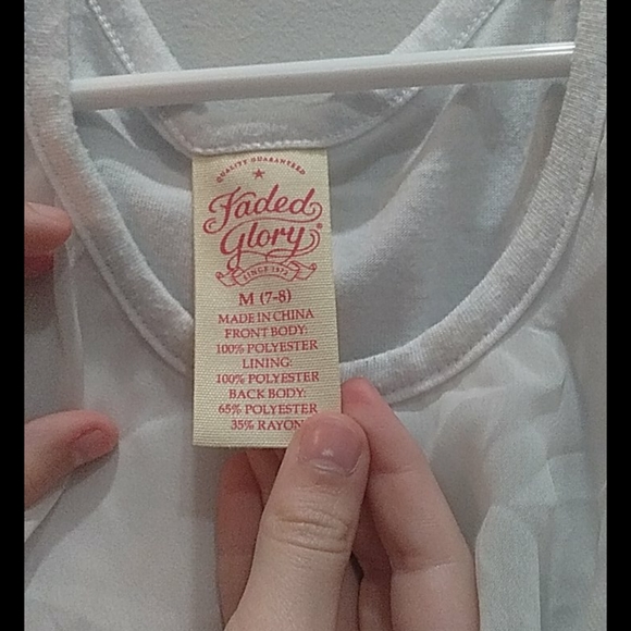 White fluffy shirt - Picture 3 of 3